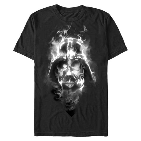 Star Wars Mens Star Wars Darth Vader Smoke T Shirt Black Walmart