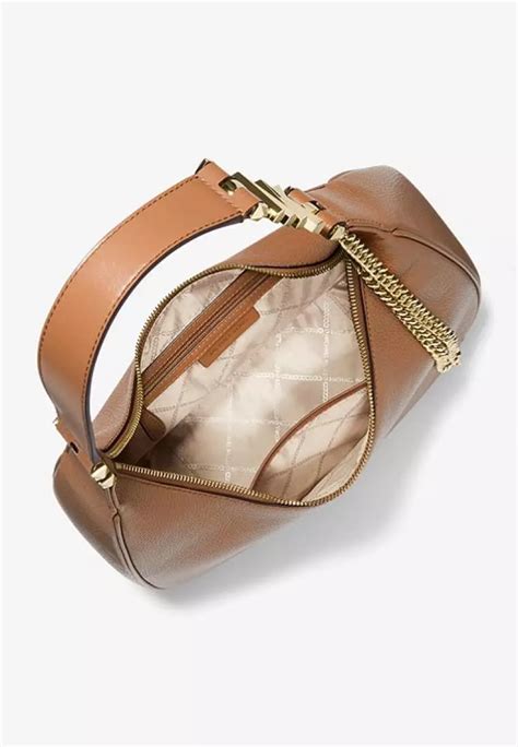 Jual Michael Kors Michael Kors Piper Large Pebbled Leather Shoulder Bag