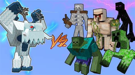 Frostmaw Vs Mutant Monsters In Minecraft YouTube