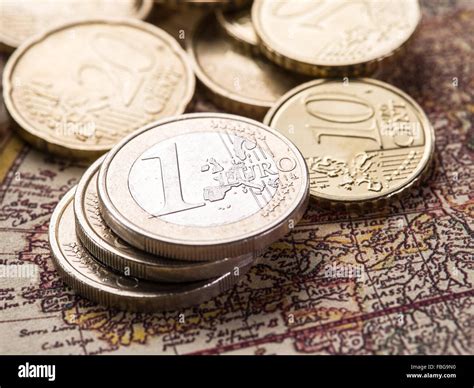 Map Of Europe Euro Coins Hi Res Stock Photography And Images Alamy