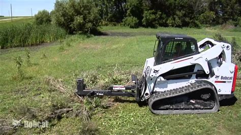 Brush Saw Video Bobcat Loader Attachments Youtube