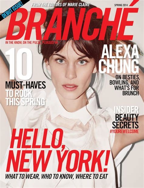 Marie Claire Introduces New Pop Up Magazine Branché Fashion