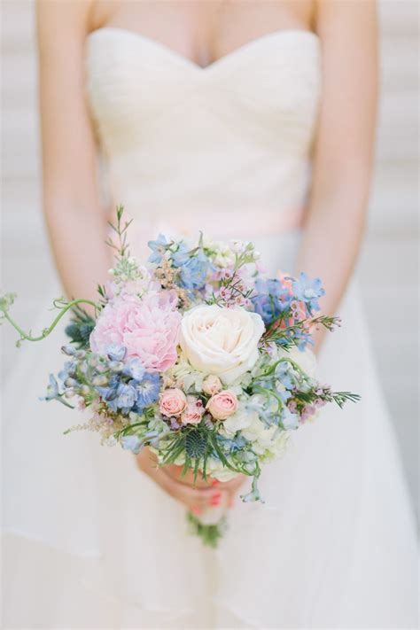 Romantic Light Maples Hall Wedding Pastel Bridal Bouquet Summer