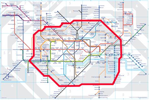 Mapa Del Metro En Londres