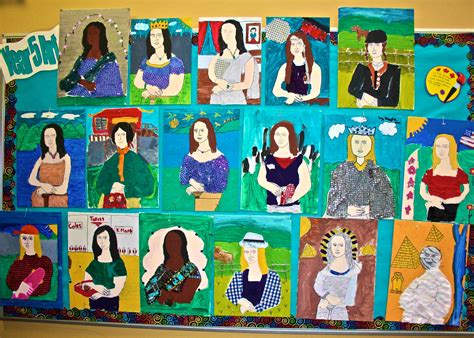 Grade Fivesix Started With A Picture Of The Mona Lisa By Leonardo Da