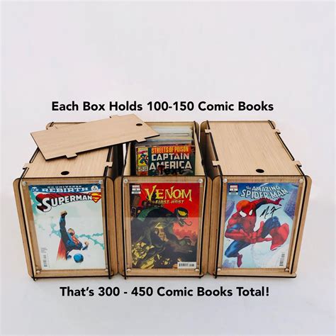 This Special Offer Includes Three Comic Book Storage And Display Boxes