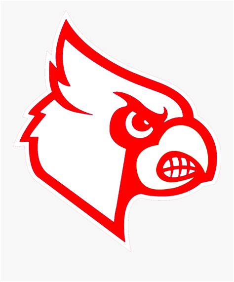Red White Cardinals Free Images Louisville Cardinals Logo Svg Free