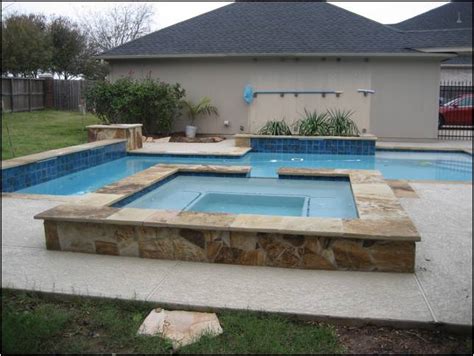Small Lap Pool With Hot Tub Home Improvement