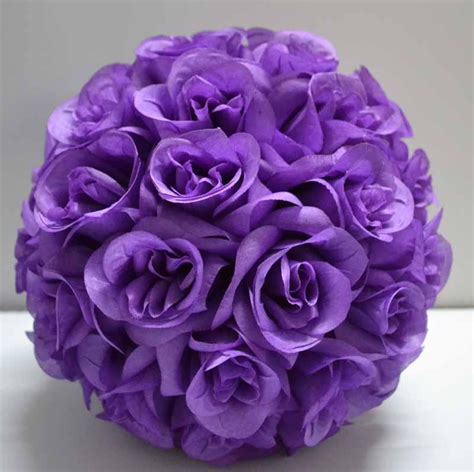 2019 Deep Purple Color 12 Inch Wedding Decor Romantic