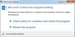 How To Fix Microsoft Outlook Not Responding Windows Error