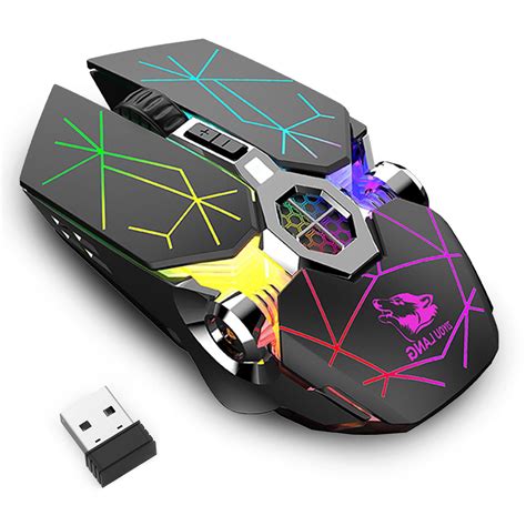 Tsv Wireless Gaming Mouse Rechargeable Pc Computer Mouse Usb 24ghz