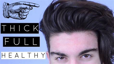 How To Achieve Full And Thick Hair Mens Hair Youtube