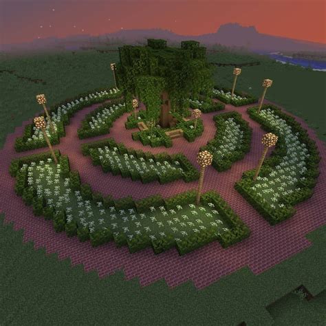 Garden Design Minecraft