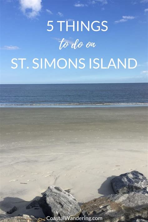 Top 5 Things To Do In St Simons Island Beach Vacation Tips St