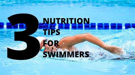 Top 3 Nutrition Tips For Swimmers L Swim Fast L Food For Swimming L Swimmer Nutrition Ryan