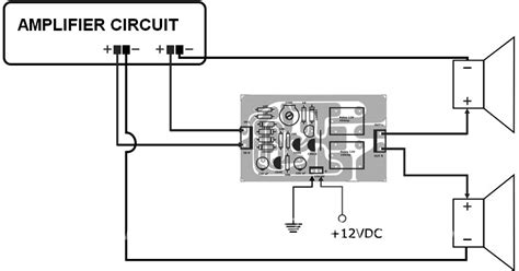 Protect you loudspeakers from amp dc faults. Active Speaker Protector Circuit and PCB Layout | Schematic Design | Electronic Schematic Diagram