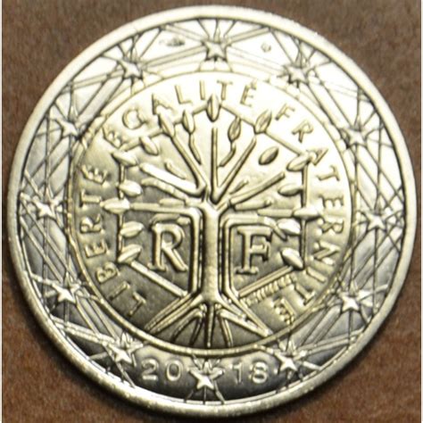 Euromince Mince 2 Euro Francúzsko 2018 Unc