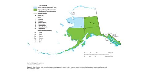 Alaskas Mineral Commodity Producing Areas In 2014 Us Geological Survey