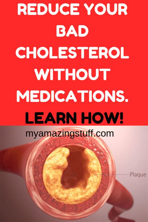 Reduce Your Bad Cholesterol Without Medications Learn How My