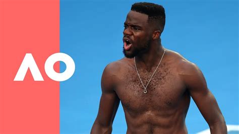 The american, ranked 57 in the world. Farewell flexing Frances: Tiafoe's super celebrations ...