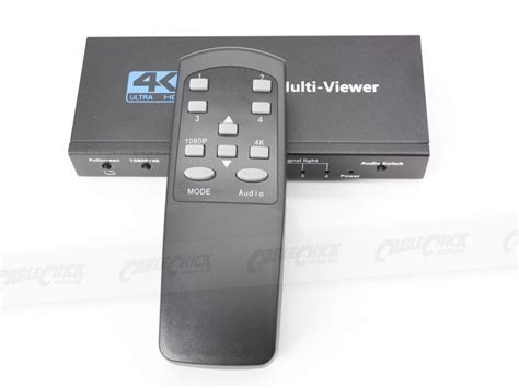 4 Port Hdmi Quad Multi Viewer With Seamless Switching 4x1 Hdmi Switch