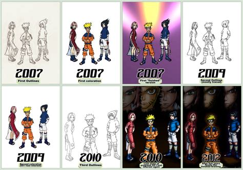 Timeline To That Naruto Picture I Posted Earlier By Dragonfunk Art On