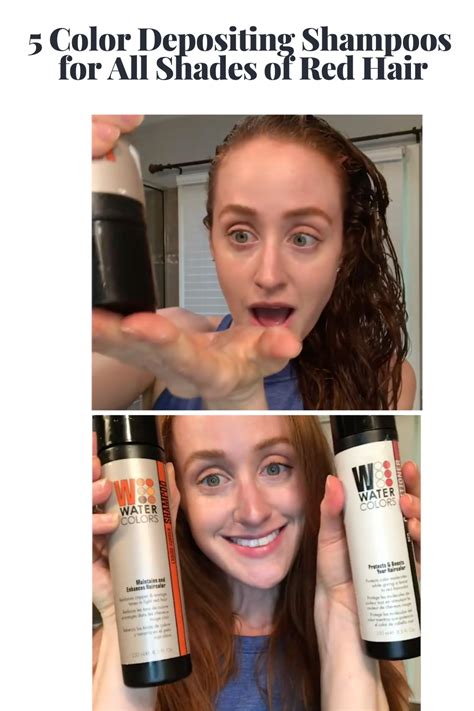How To Use Color Depositing Shampoos For All Shades Of Red Hair