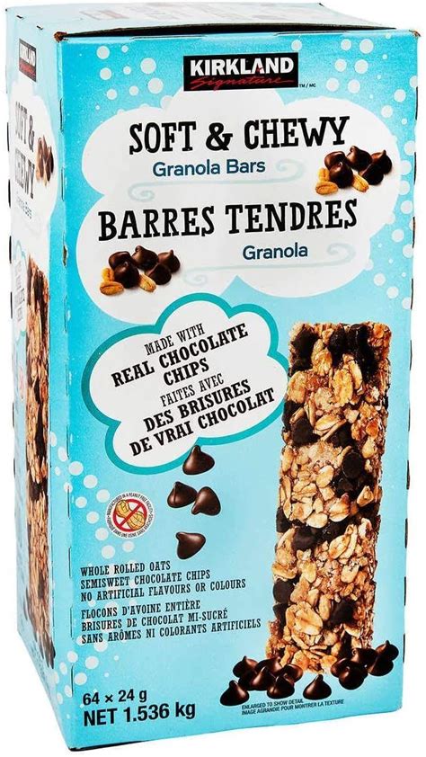 Kirkland Signature Soft And Chewy Granola Bars 64 X 24 G Chewy Granola