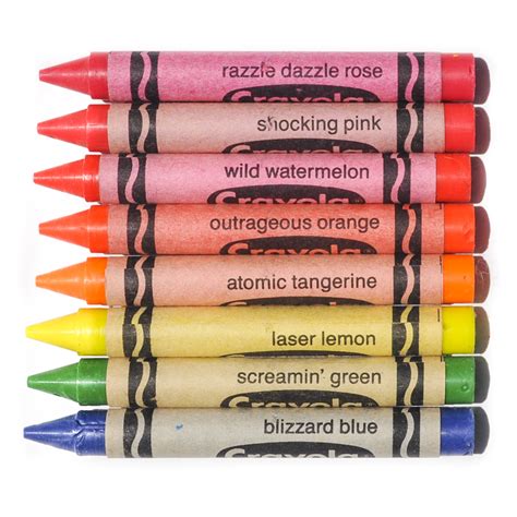 Crayola Neon Crayons Whats Inside The Box Jennys Crayon Collection