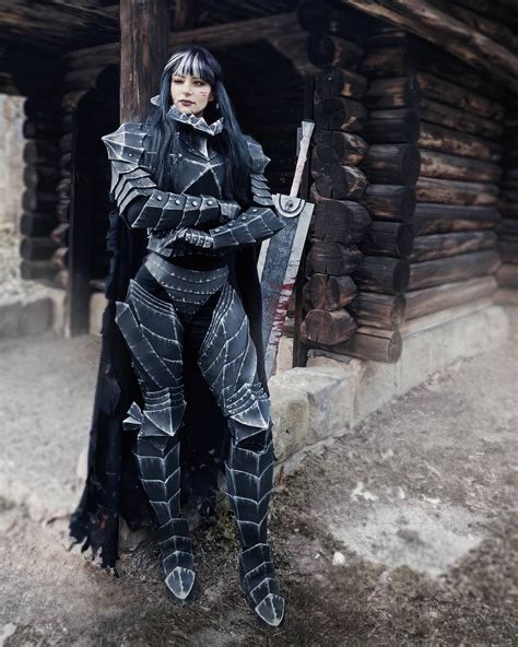 Medieval Blackened Steel Full Suit Of Armor Berserk Cosplay Young Guts