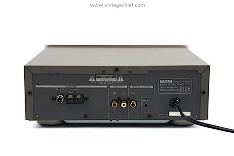 Teac T H500 Fm Am Rds Tuner Manual Teac Reference 500 Series