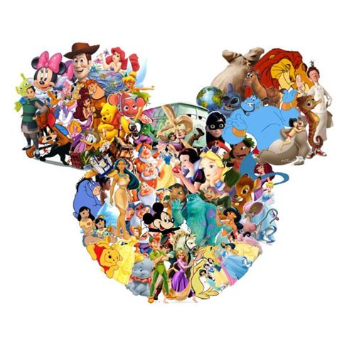 Disney By Alainayo On Polyvore Disney Collage Disney Art Disney