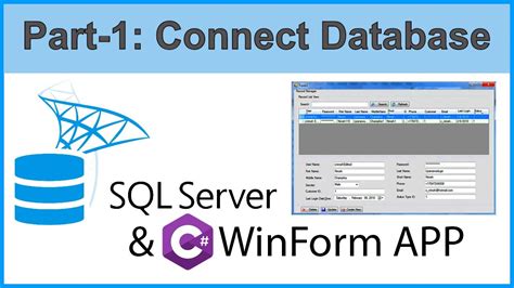Saving Data To Sql Server C Net Winform Application Part Youtube