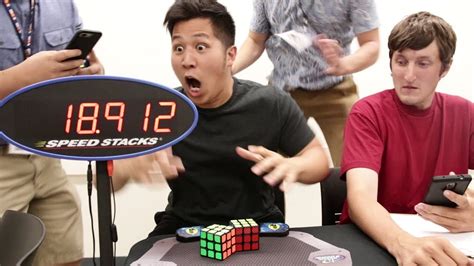 For a long time, the world record for solving the 3×3 was in the mid 4 second range. DOUBLE One-Handed Rubik's Cube WORLD RECORD (18.912) - YouTube