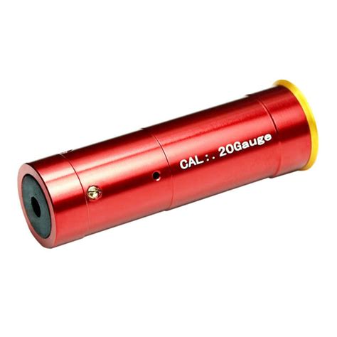 Laser Bore Sight 20 Gauge Barrel Target Cartridge Boresighter For 20 G