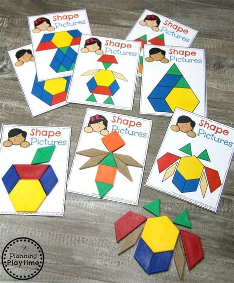 Preschool Shapes Activities Pattern Block Pictures