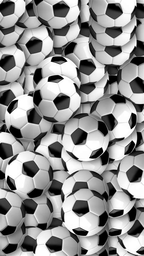 Soccer Balls Football Texture Many Wallpaper Football Wallpaper