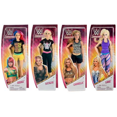 Wwe Superstars Carmella Natalya Asuka Lana Women Female 12 Action