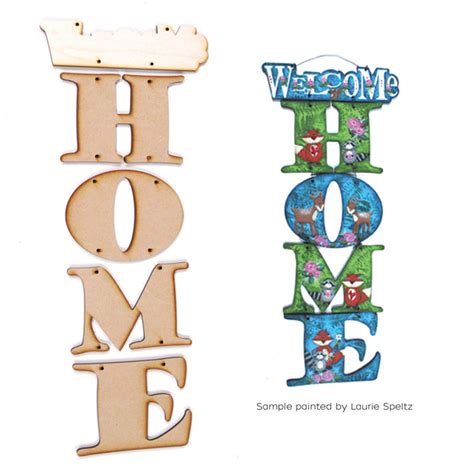 Welcome Home Hanging Letters Pinecraft Inc