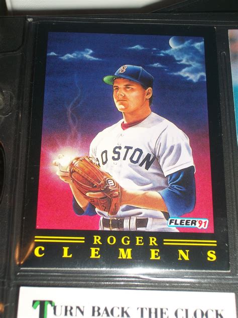 Submitted 1 month ago by underageeinstein. Roger Clemens 91 Fleer RARE "Pitching Magic" Insert ...
