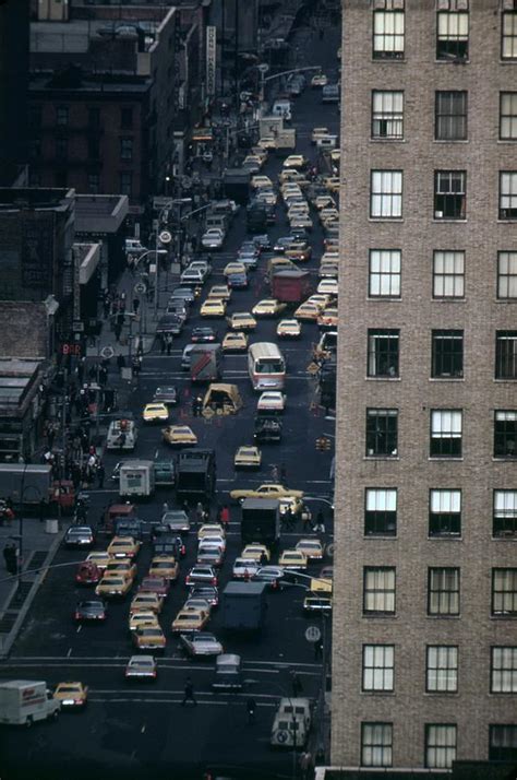 Traffic In New York City View Photograph By Everett