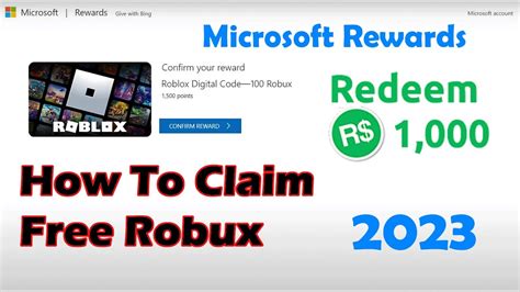 How To Claim Robux From Microsoft Rewards Roblox Youtube