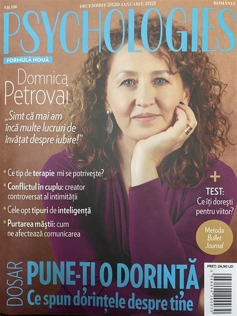 Revista Psychologies Nr 134 Decembrie 2020 Ianuarie 2021 Petros Liolios