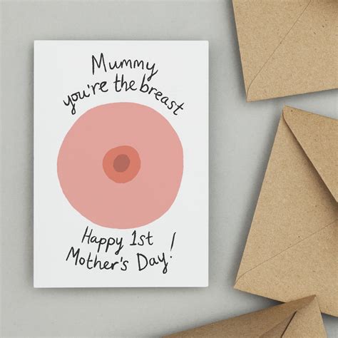 Funny First Mothers Day Card Mummy Youre The Etsy Uk