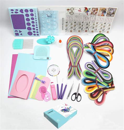 Buy Quilling Kit With 1860 Paper Strips 39cm54cm And Quilling Tools