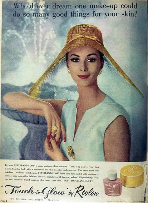 Revlon Touch N Glo 1962 Vintage Makeup Ads Vintage Cosmetics