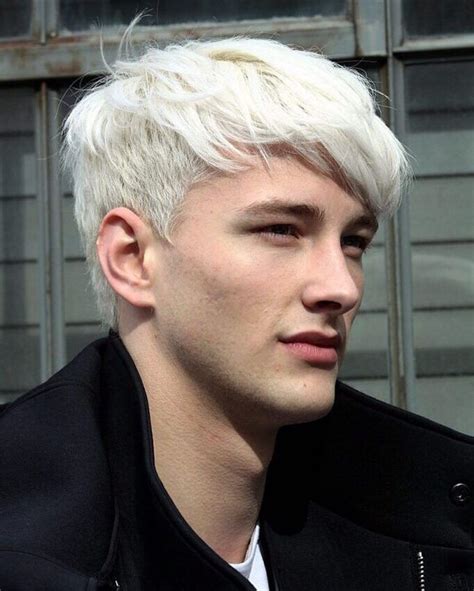 Blonde Haircuts Haircuts For Men White Blonde White Hair Summer