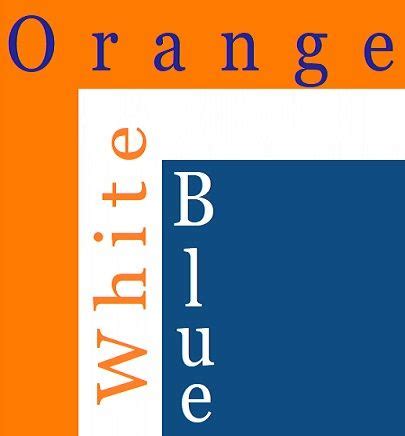 Pin Van Sammie Russell Op Orange White Blue