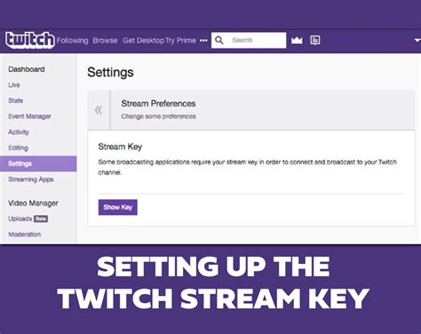 Beginners Guide To Stream With Twitch Stream Key