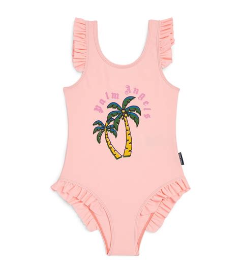 Palm Angels Kids Palm Tree Swimsuit 4 12 Years Harrods Us